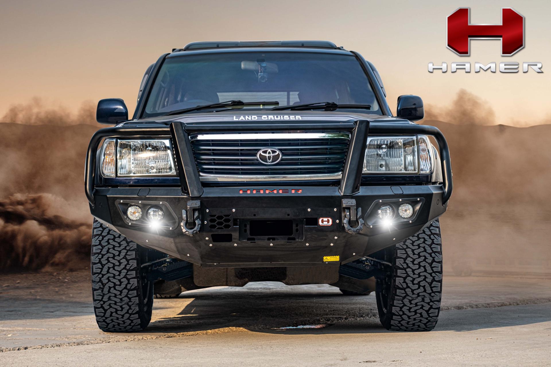 Toyota Land Cruiser 100 King PLUS Series Front Bumper – Hamer 4×4 – Africa